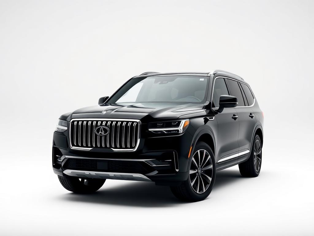 Black luxury SUV with privacy glass used for EMARATIKA Global VIP transfers in Dubai